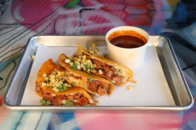 Vegan Quesa Jackfruit Street Tacos