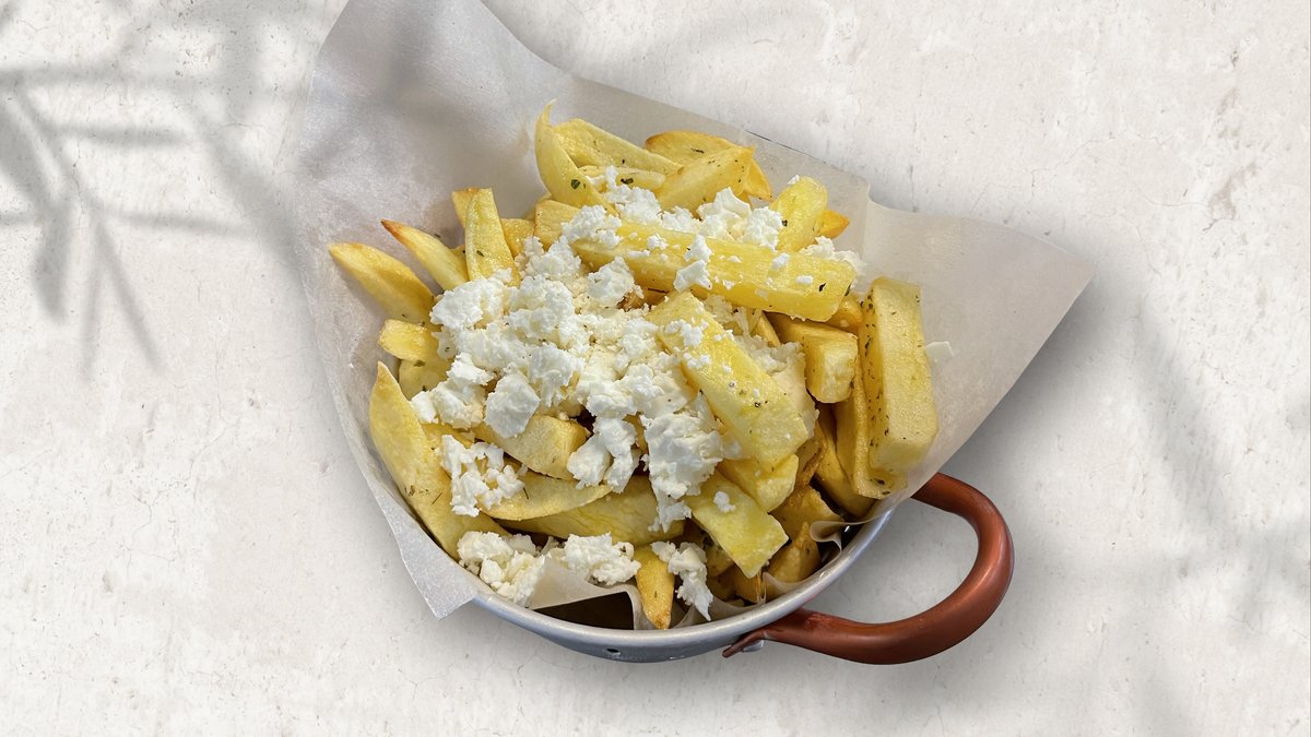 Domácí hranolky se sýrem Feta