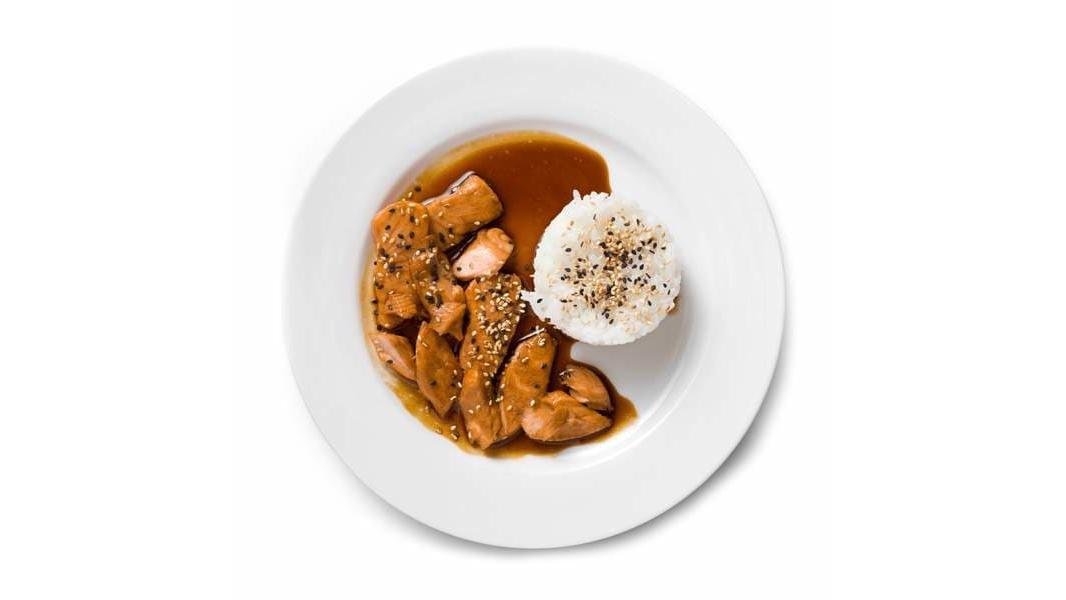 Salmon teriyaki