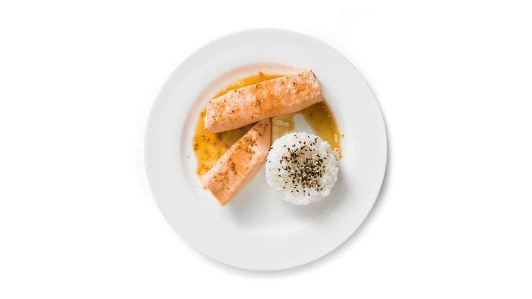 Salmon with polen