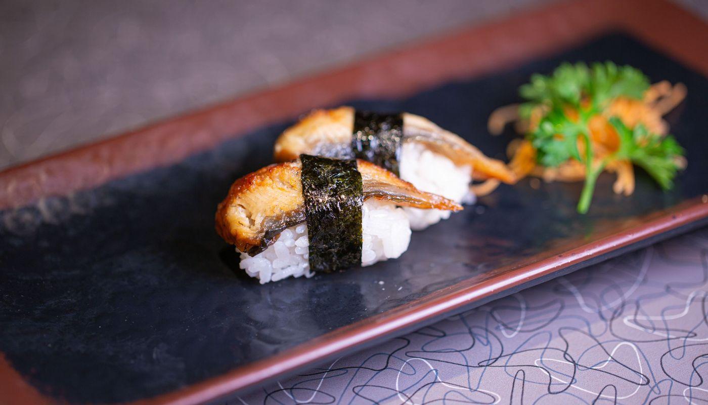 Fresh water Eel (Unagi) Sushi (2pcs)
