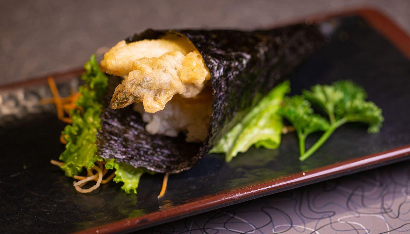 Mushroom Tempura HandRoll(1pc)