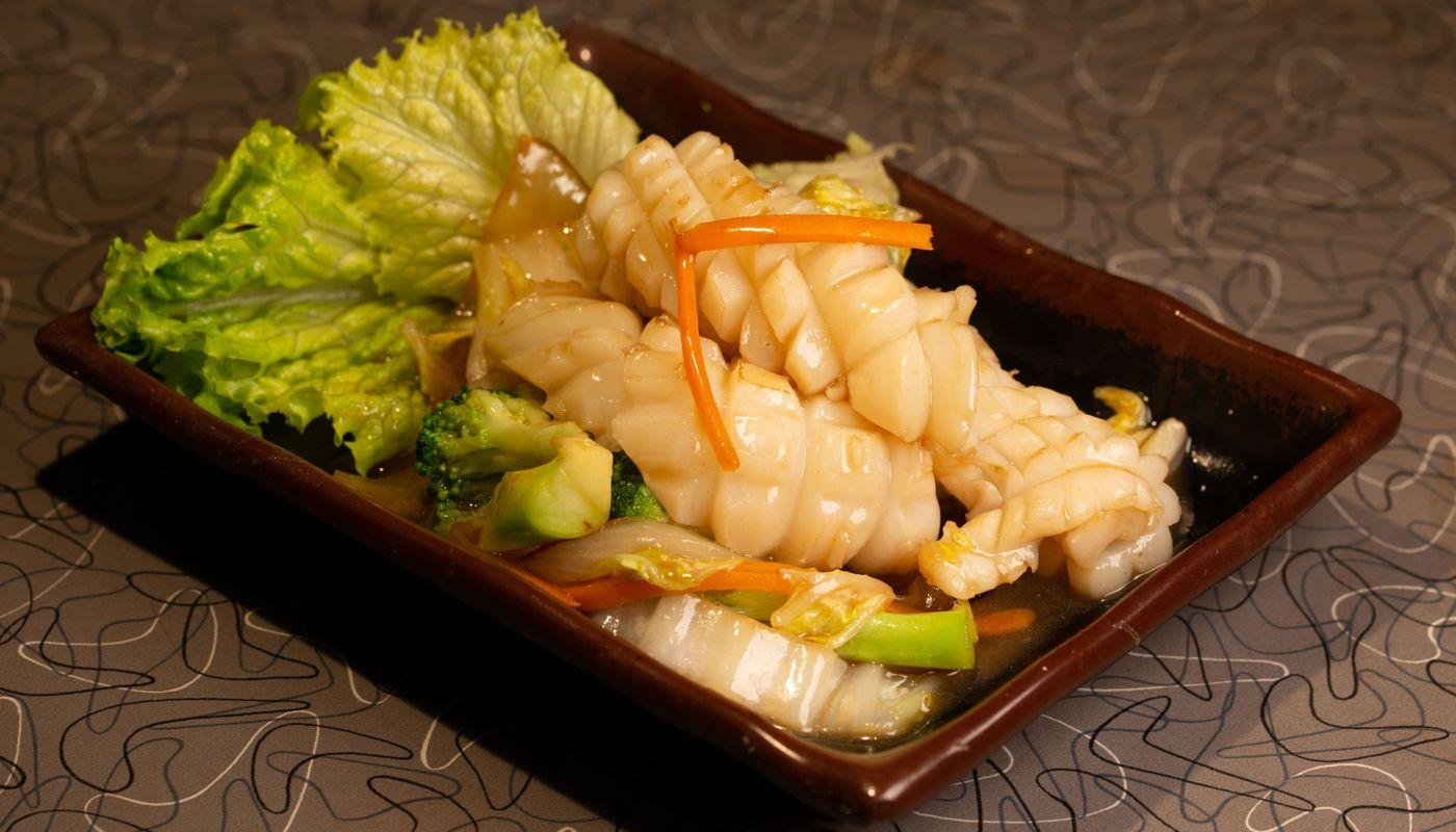 Pan Fried Squid Entrée