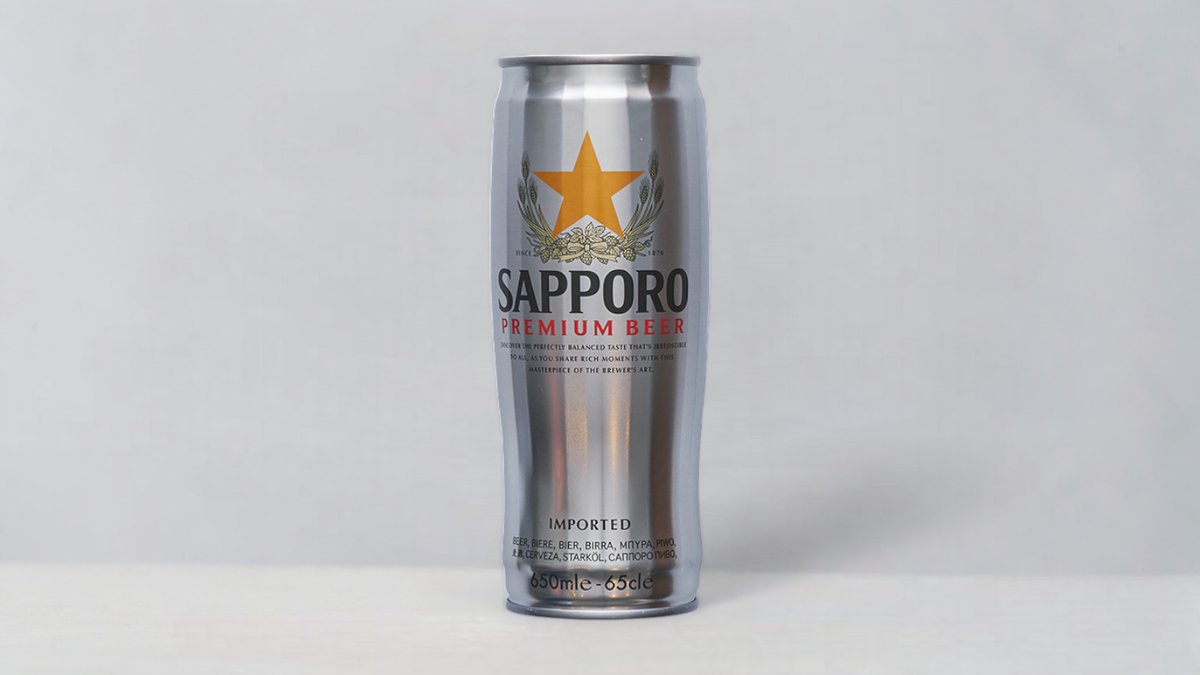 Sapporo Can 4,7% 0,65 l