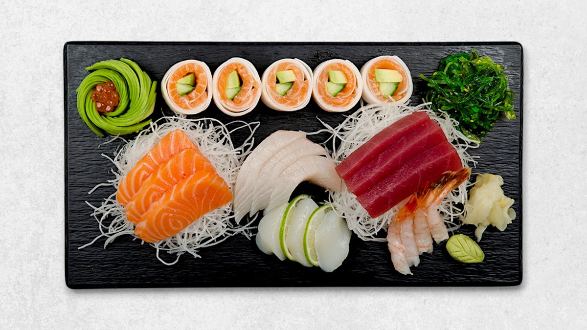 Sashimi Deluxe (18 stk)