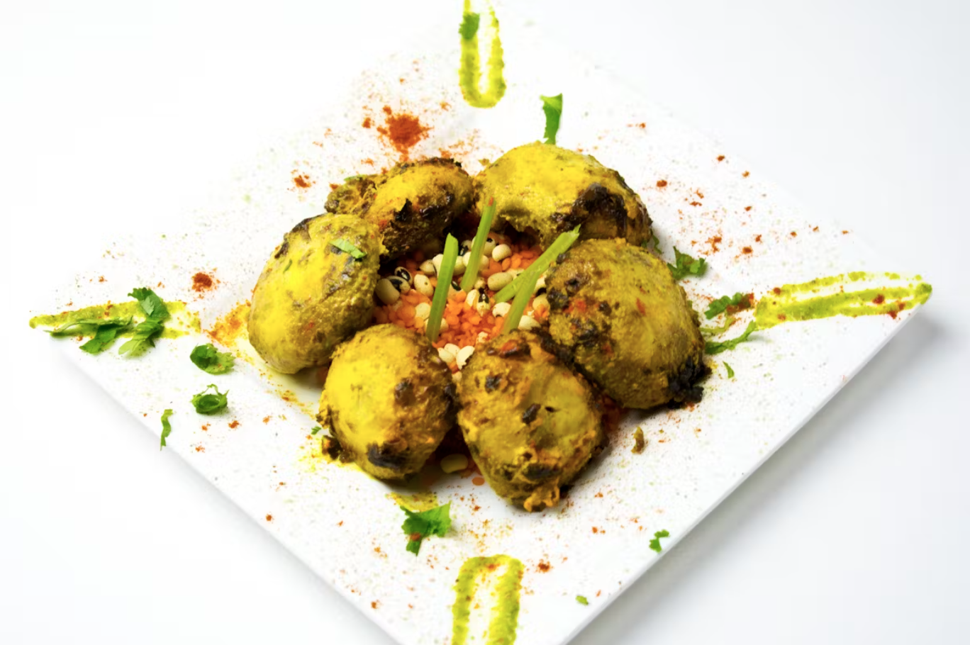 Tandoori Achari Mushrooms