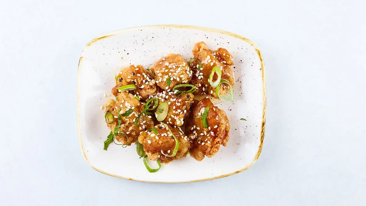 Koreanische Hähnchenbällchen