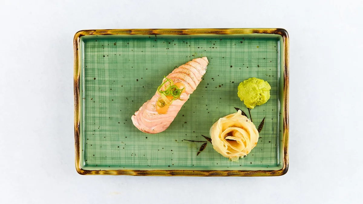 Sake Flambierte Nigiri