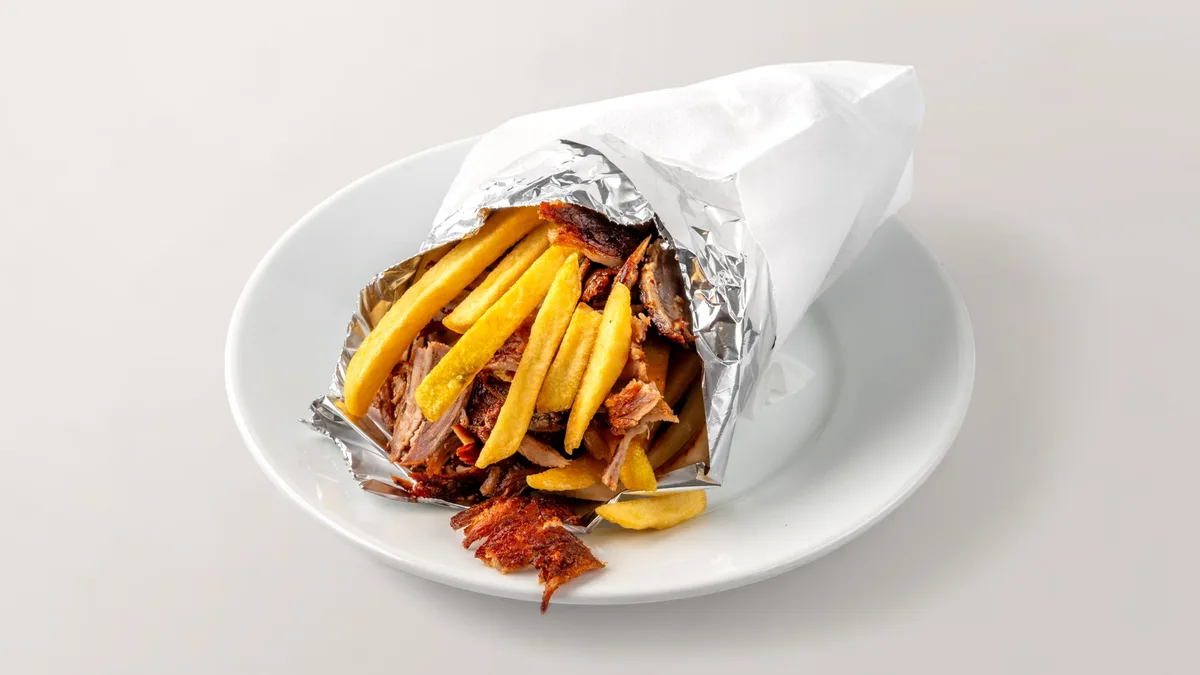 Gyros Pita griechische Art