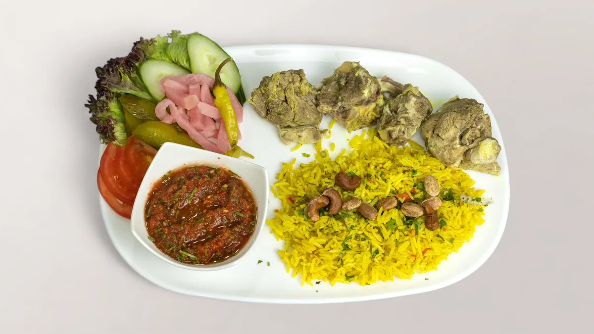 Mandi Rice-Lamb Plate