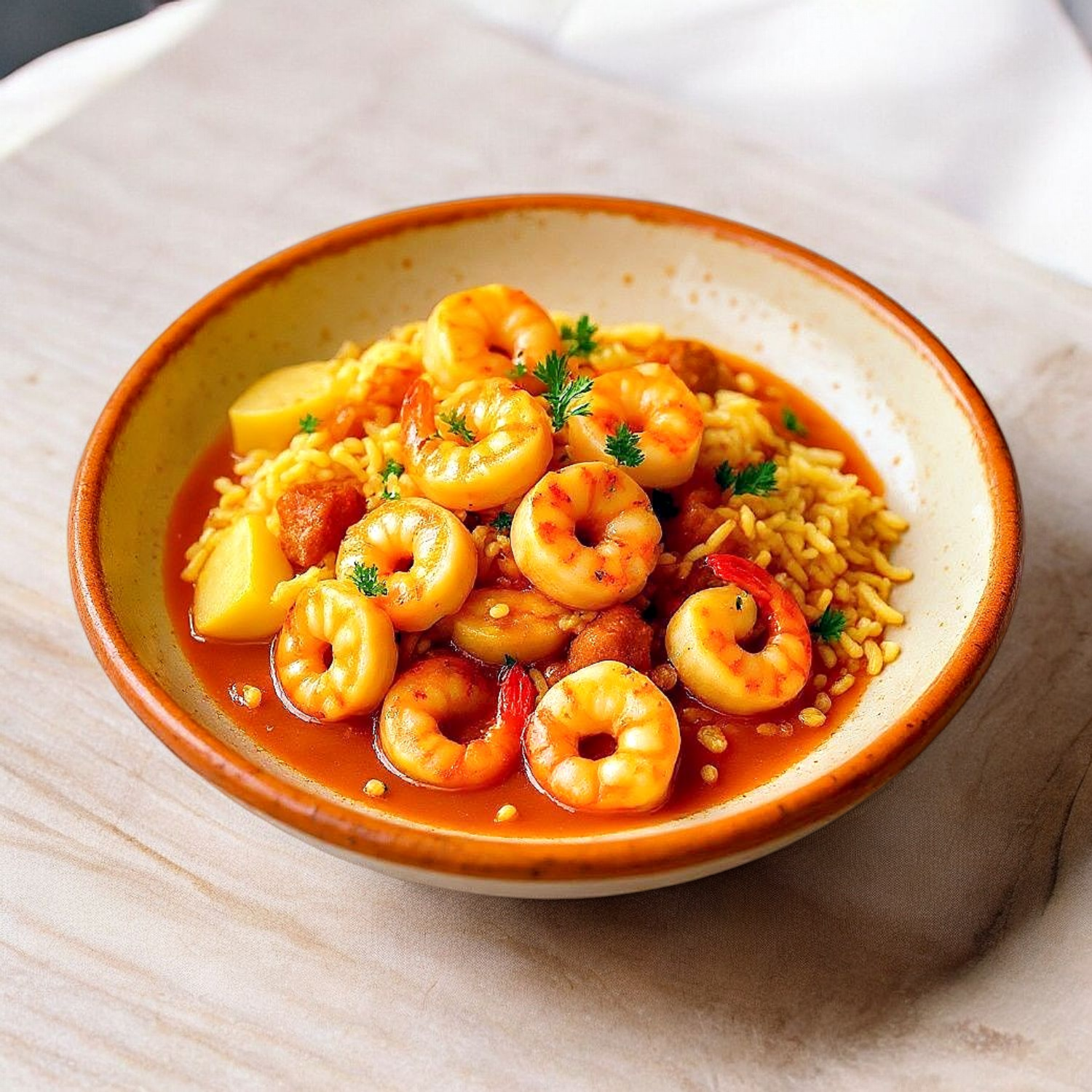 Arroz Con Camarones