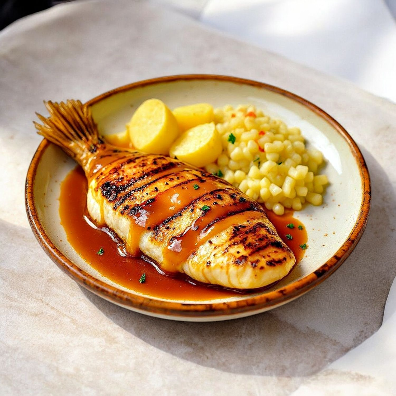 Pescado A La Plancha O Empanizado