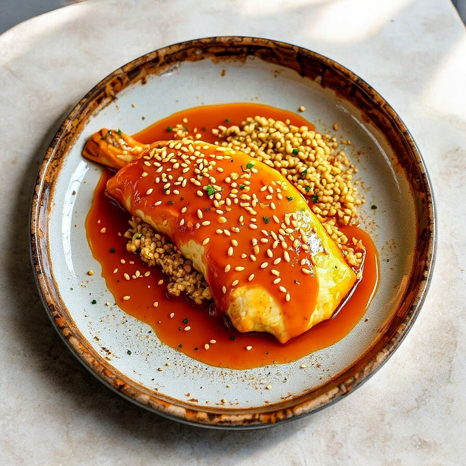 Pescado En Salsa Oriental