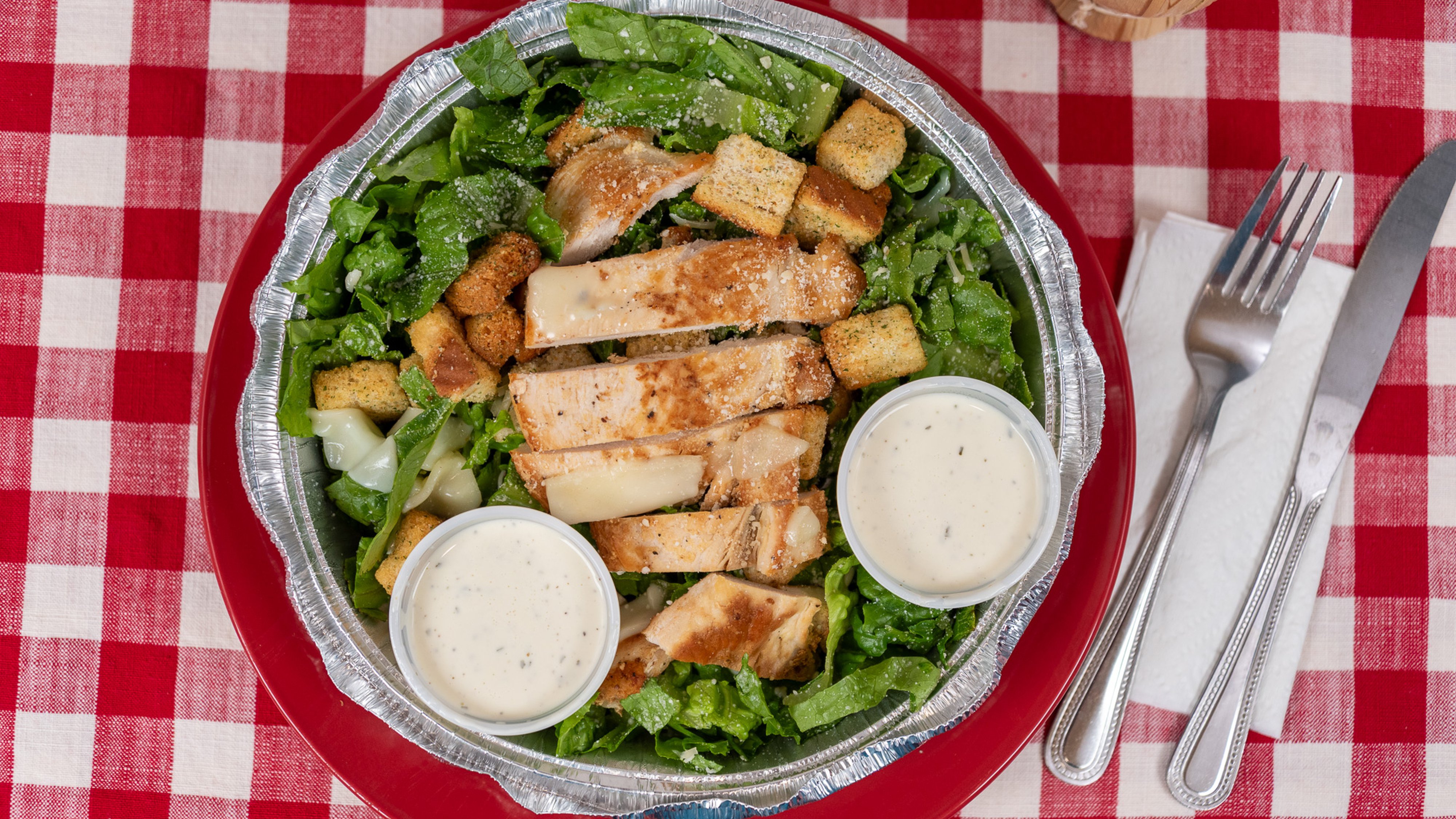 Grilled Chicken Caesar Salad