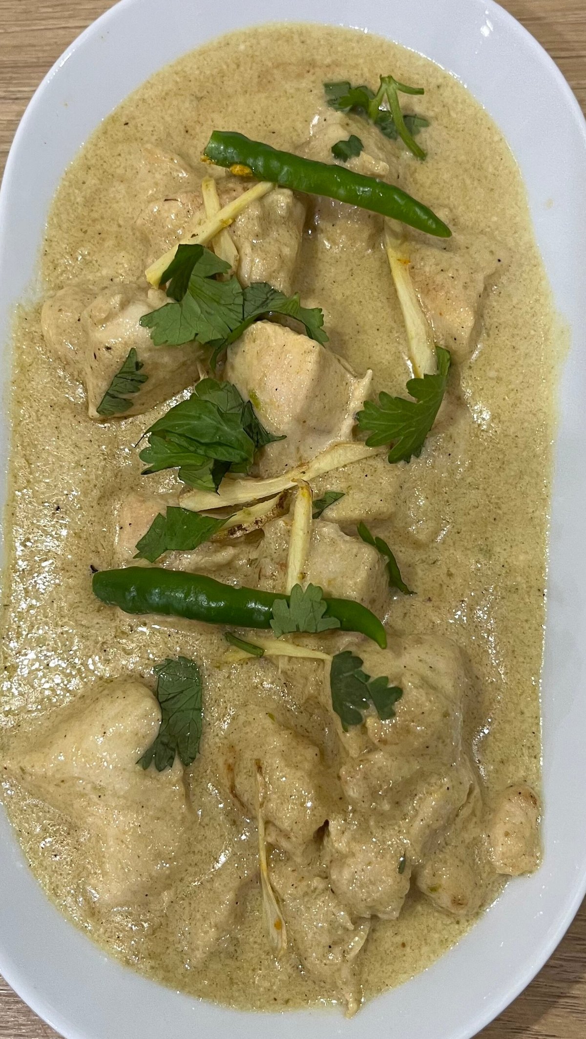 White chicken Karahi