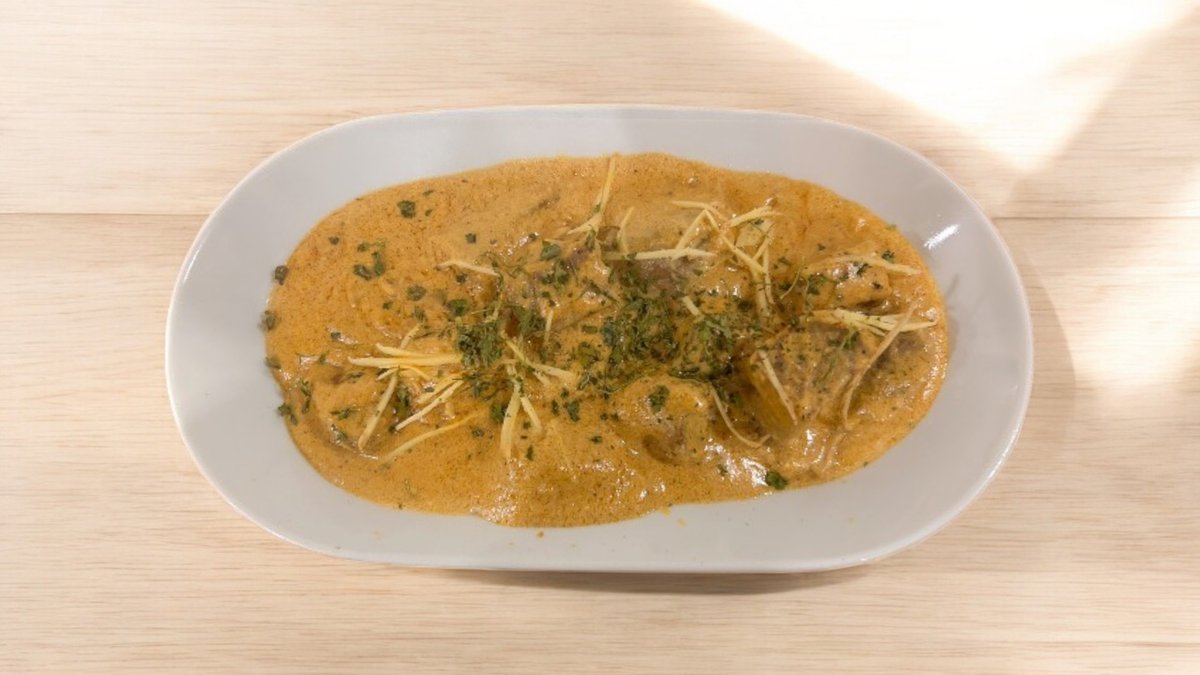 White lamb Karahi