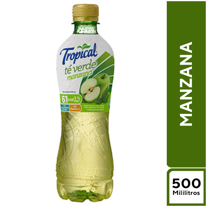 Tropical Té Cero Manzana Verde 500 ml
