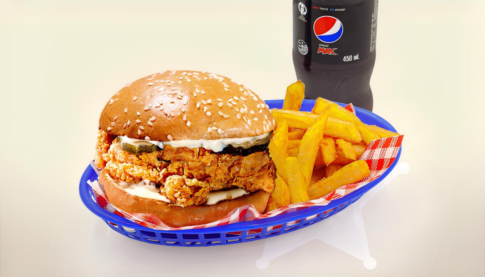 Classic Chicken Burger Meal