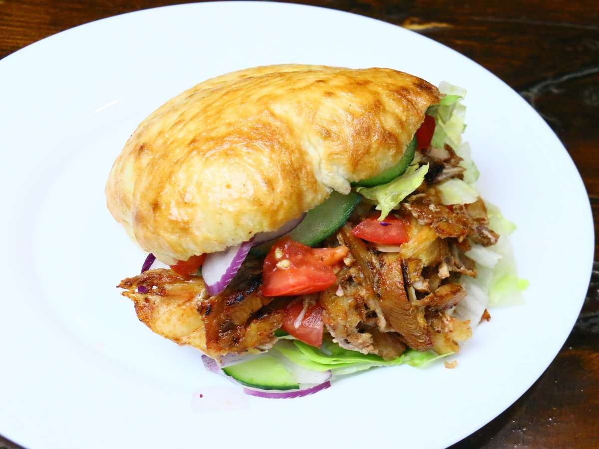 Gyros oven-baked flatbread