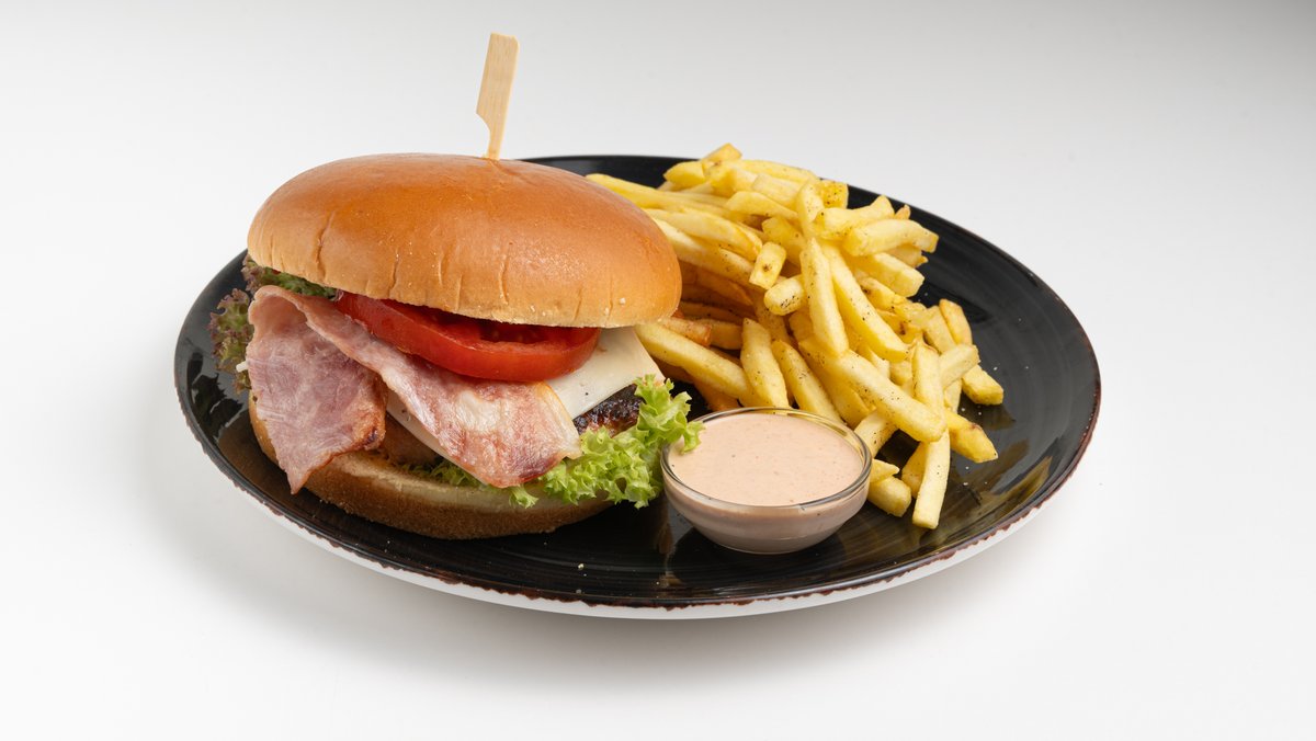 Bacon και Cheese Burger