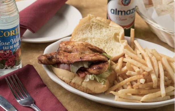 Mediterranean Chicken Breast Burger