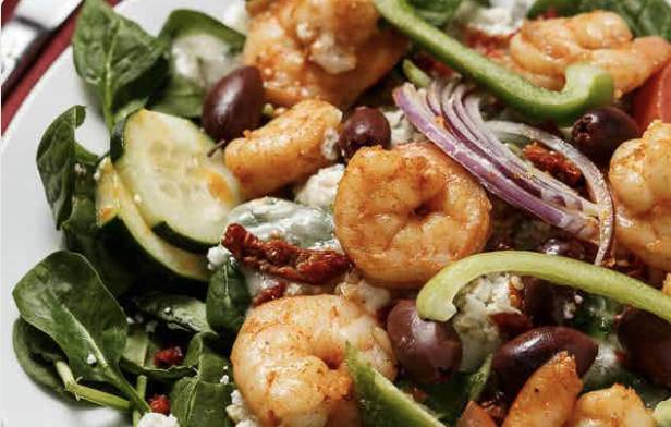 Shrimp Spinach Salad