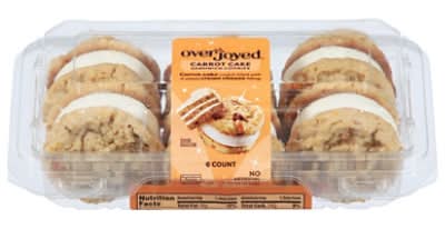 Overjoyed Carrot Cake Sandwich Cookies - 7.75 Oz