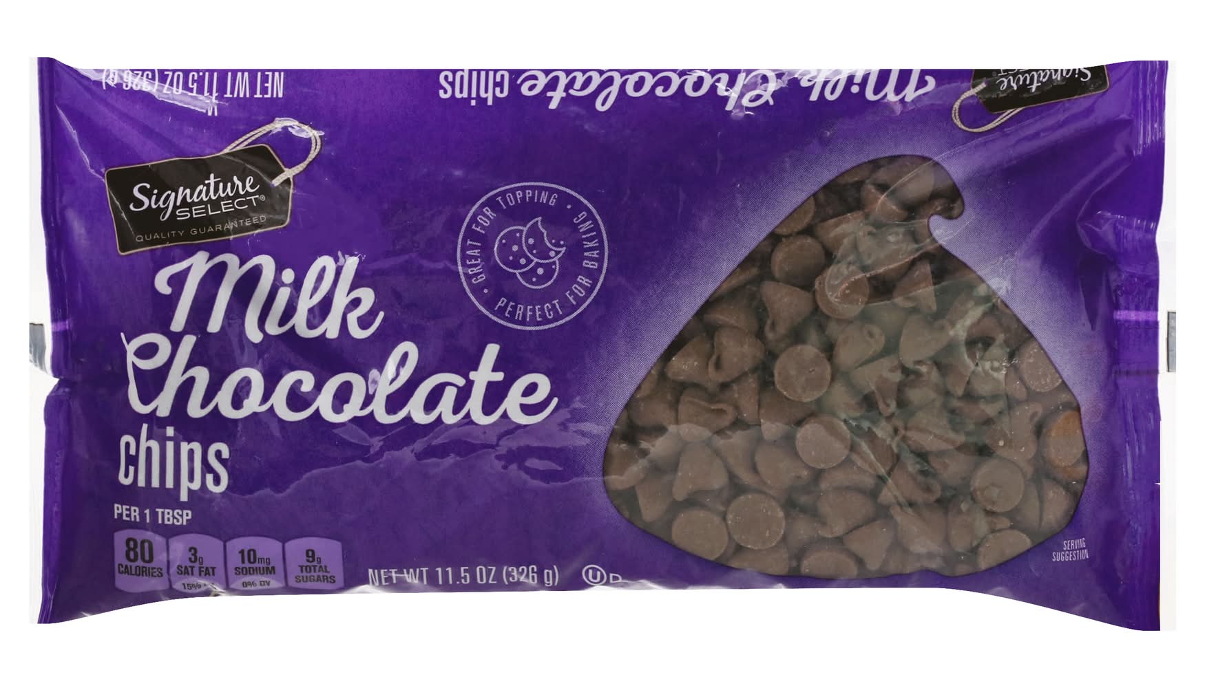 Signature Select Milk Chocolate Chips (11.5 oz)