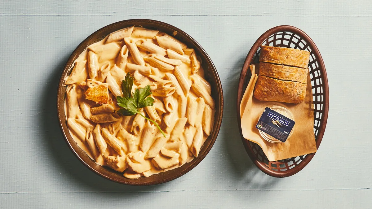 BBQ kyllingepasta Combo