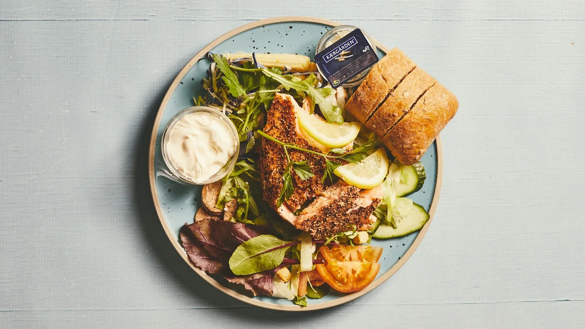 Caesarsalat laks Combo