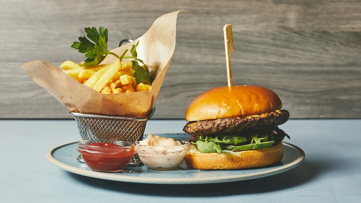 Mushroom Burger Menu