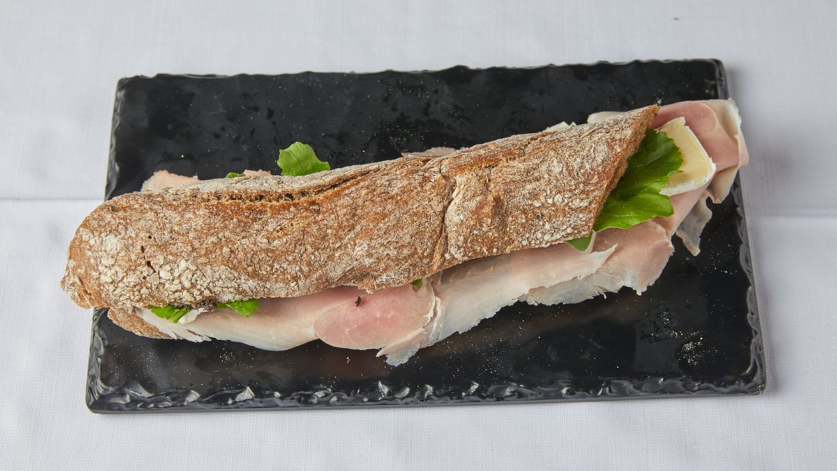 Prosciutto Cotto and Brie Panini