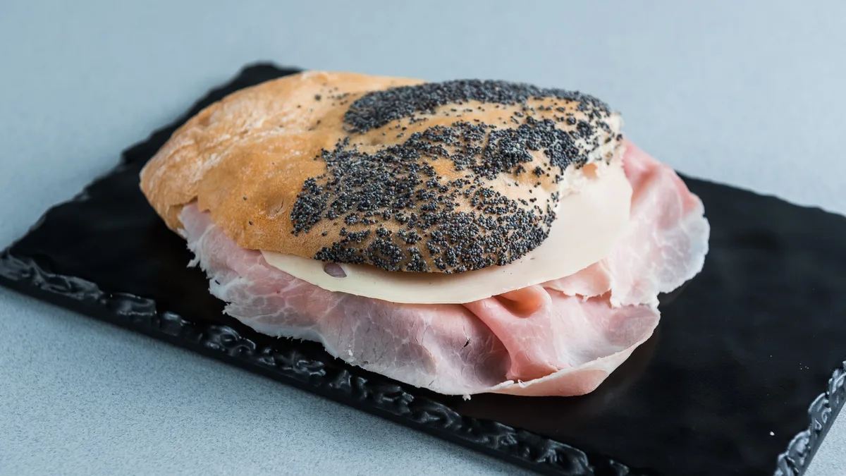 Prosciutto Cotto and Provolone Ciabatta