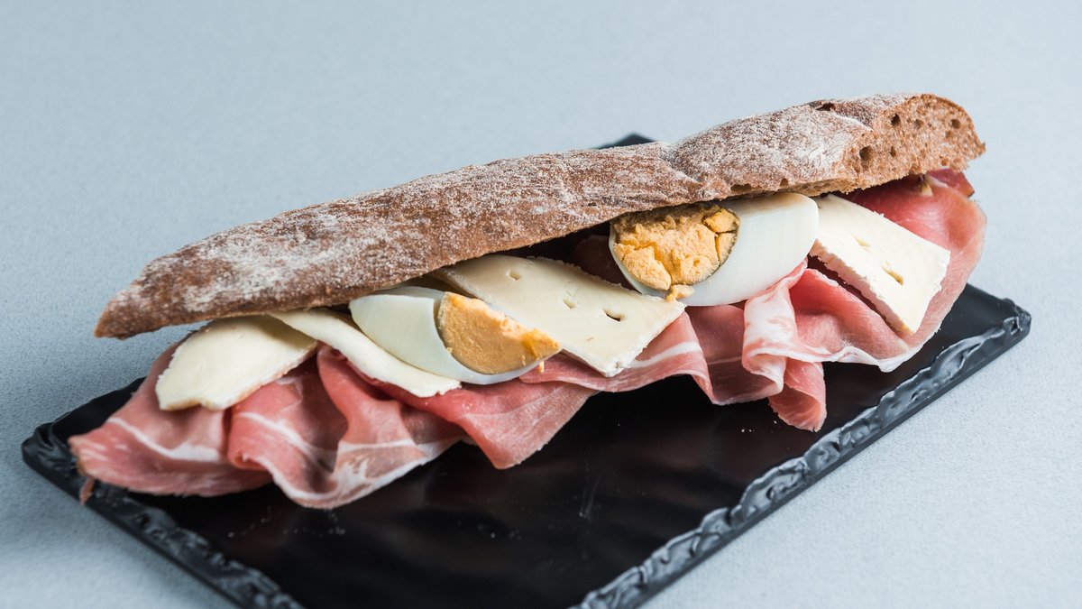 Speck and Egg Panini