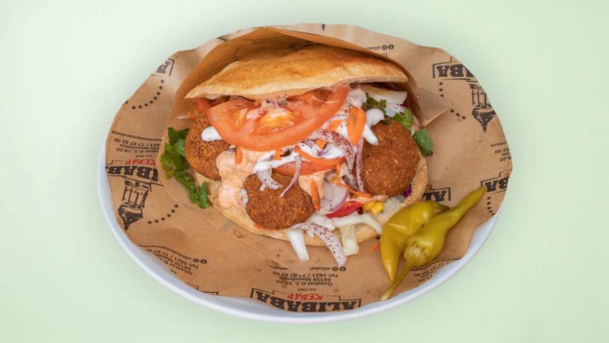Falafel im Brot