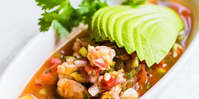 Mexican Ceviche w/ Shrimp and Red Snapper