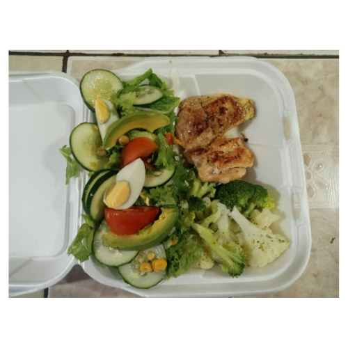 Ensalada Verde con Pollo a la Plancha
