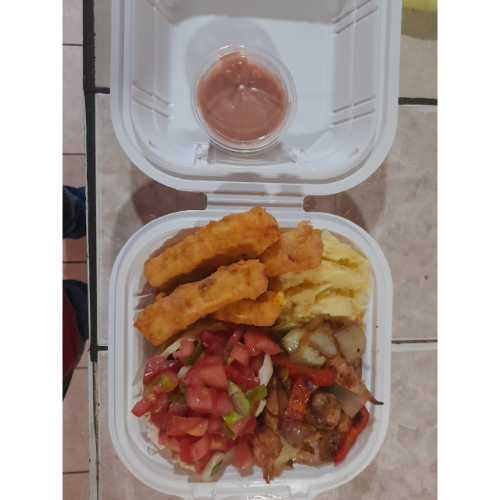 Fajitas de Pollo con Dedos de Queso