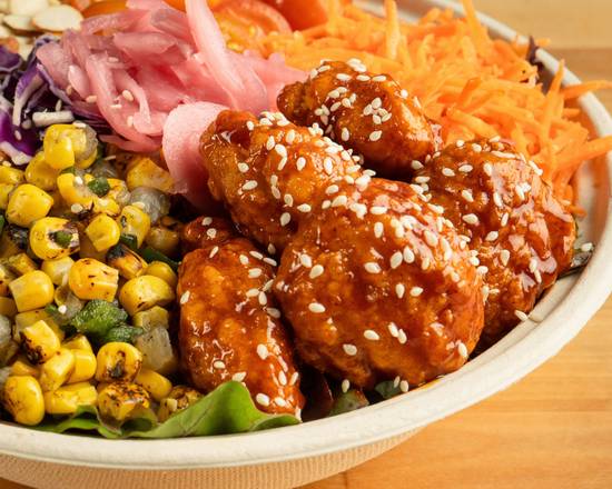 Korean BBQ Crispy Chicken Bowl