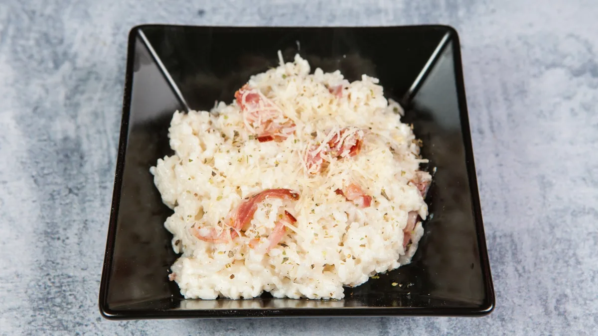 Rižoto Carbonara