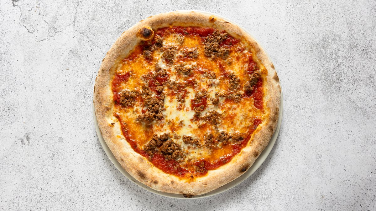 Gluténmentes Bolognese pizza (29 cm)