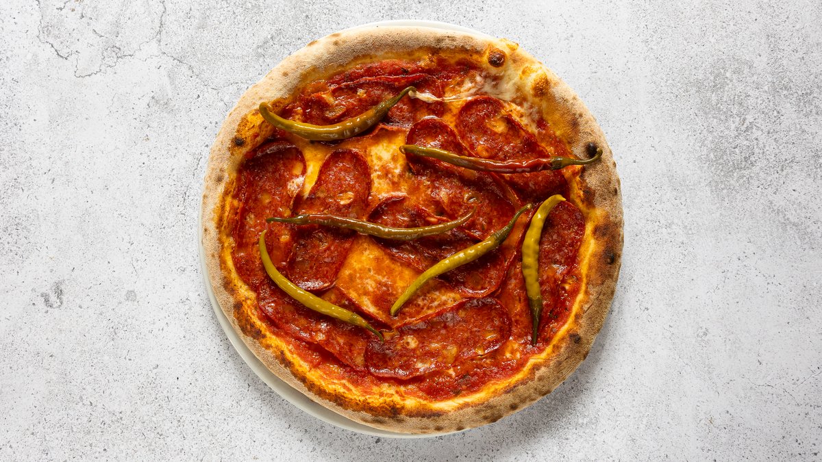 Gluténmentes Diavolo pizza (29 cm)