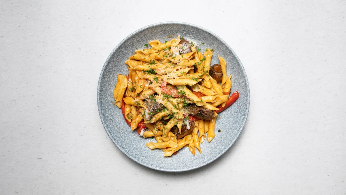 Pepper Steak Pasta