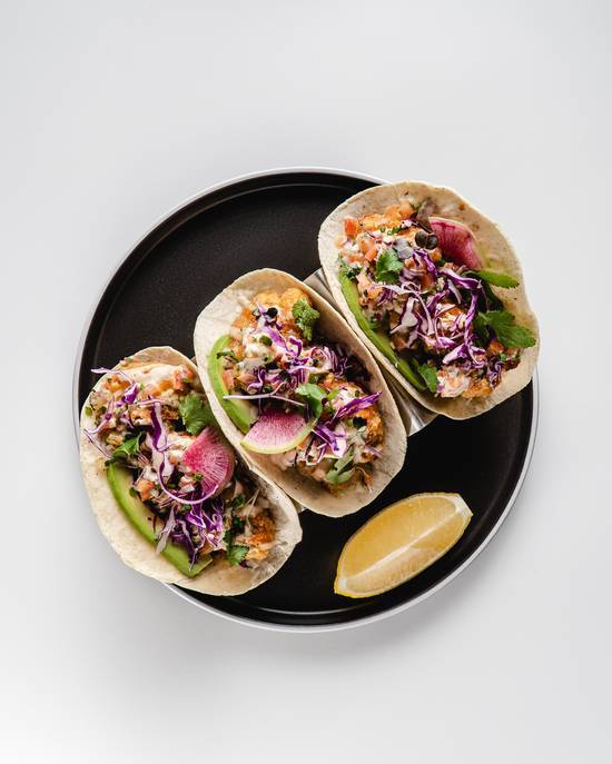 Baja cauliflower tacos