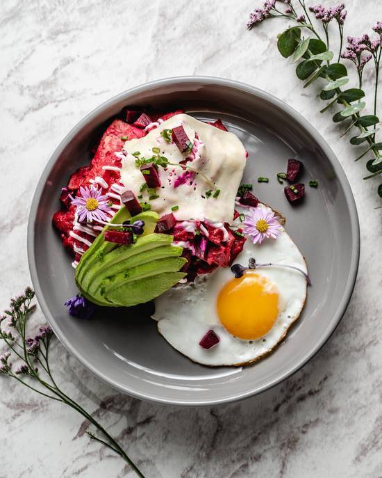 Chilaquiles de betabel