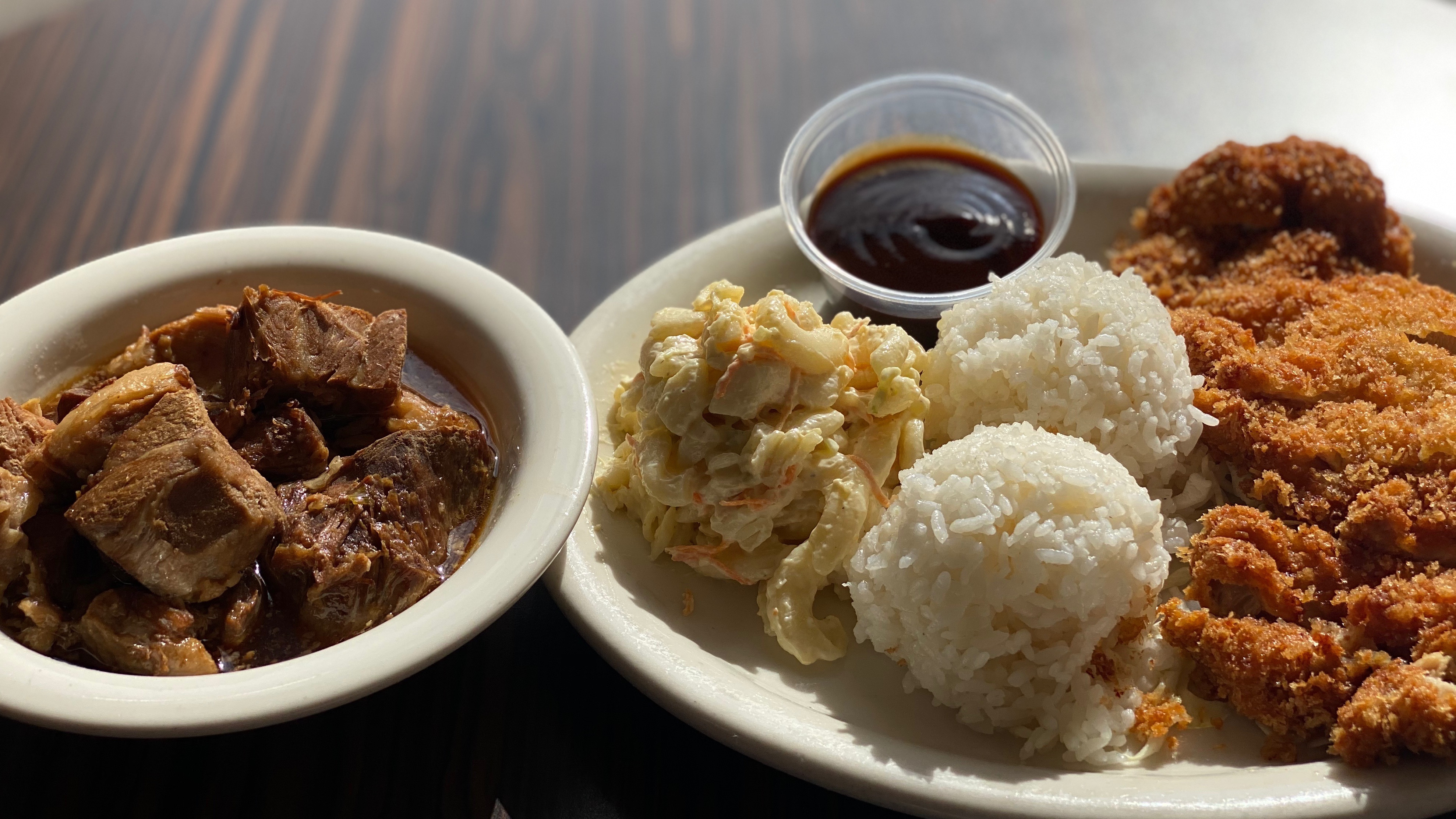 Adobo and Katsu Combo