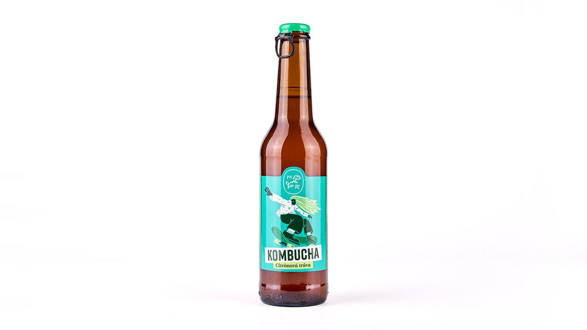 Kombucha citrónová tráva
