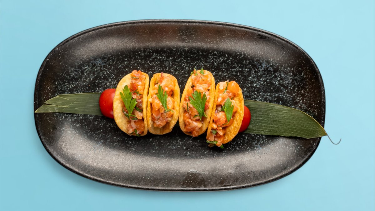 Salmon Mini Tacos