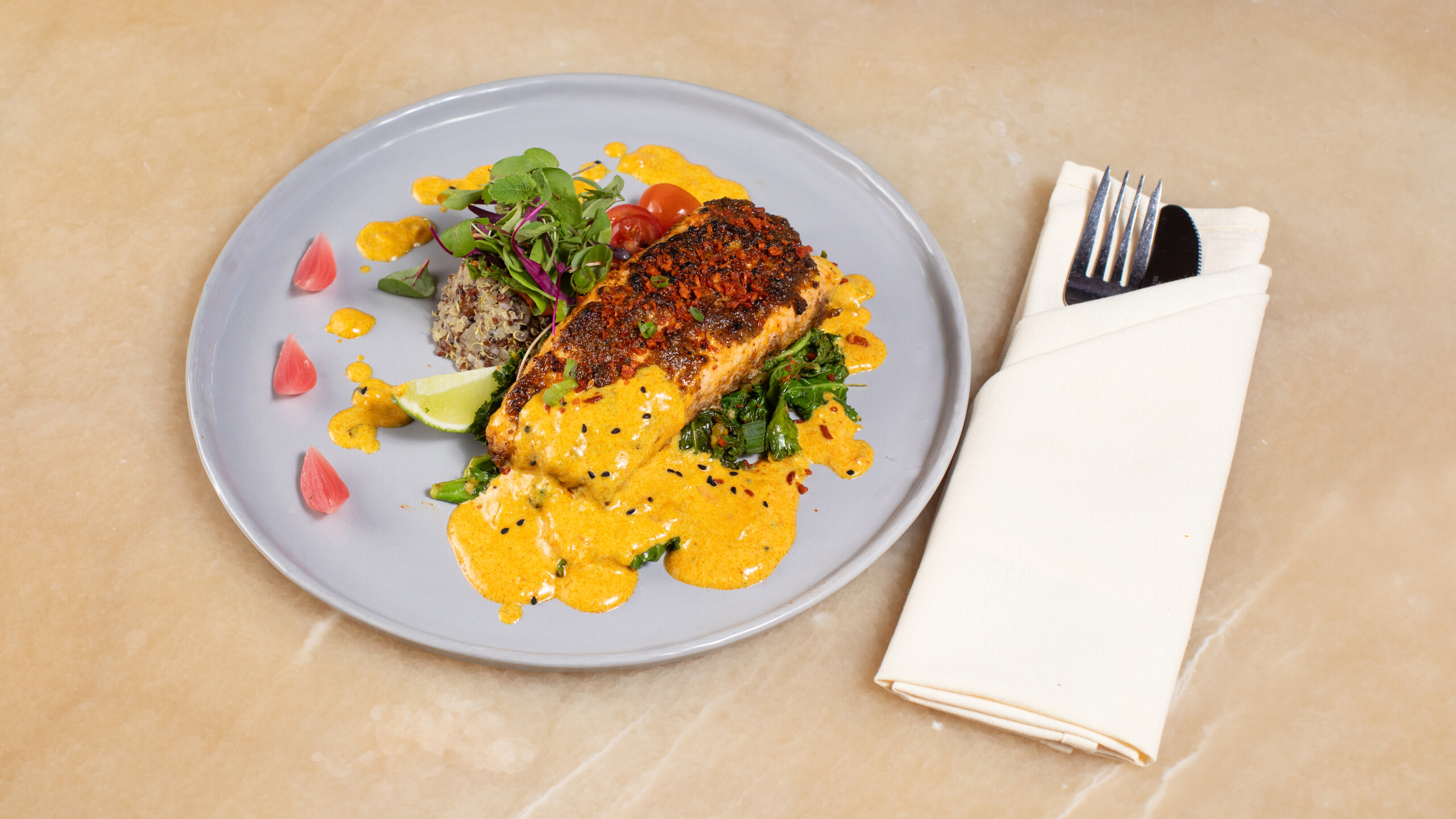 Achari Salmon