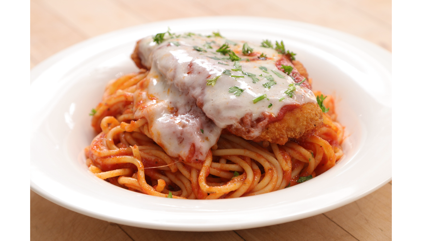 Chicken Parmigiana with Pasta